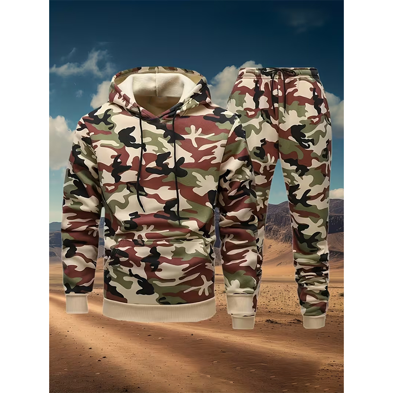 Autumn Camouflage 3D Print Hoo - Winter Clothing Pants review and price