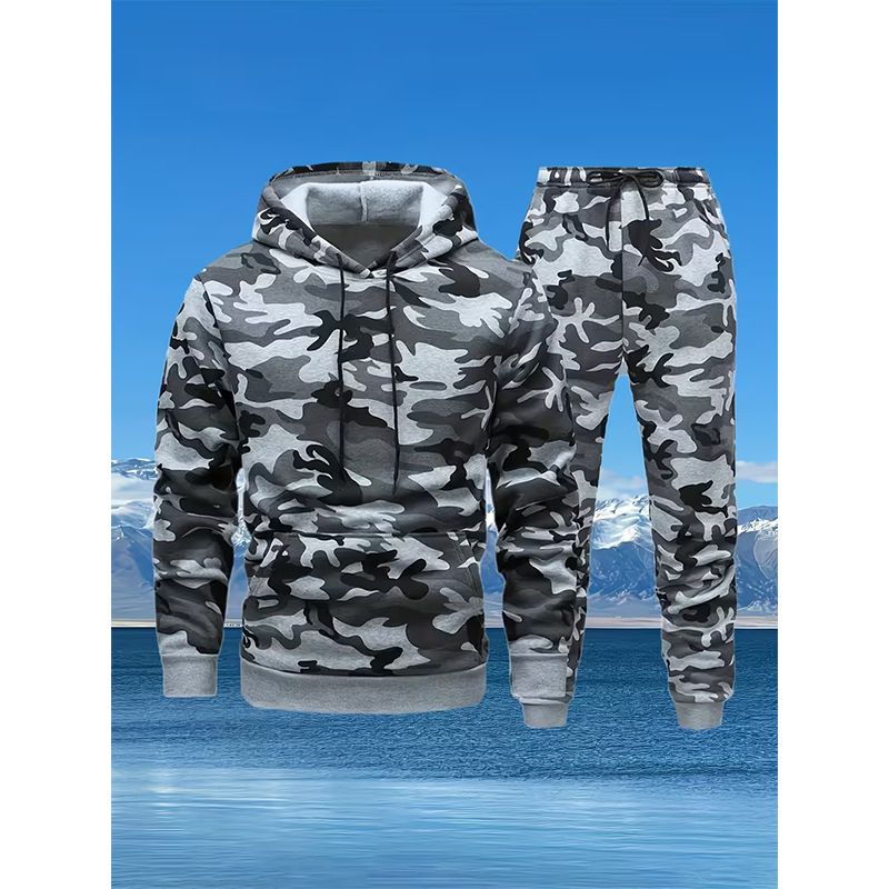 Autumn Camouflage 3D Print Hoo - Winter Clothing Pants review and price