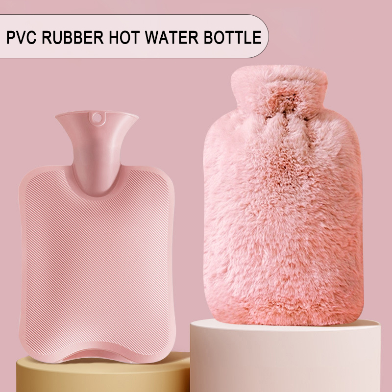 PVC Rubber Hot Water Bottle Wi - Hand Warmer Reusable review and price