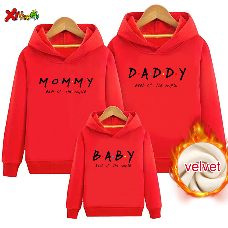 Family Outfit Matching Hoodie  - Winter Clothing For Kids review and price