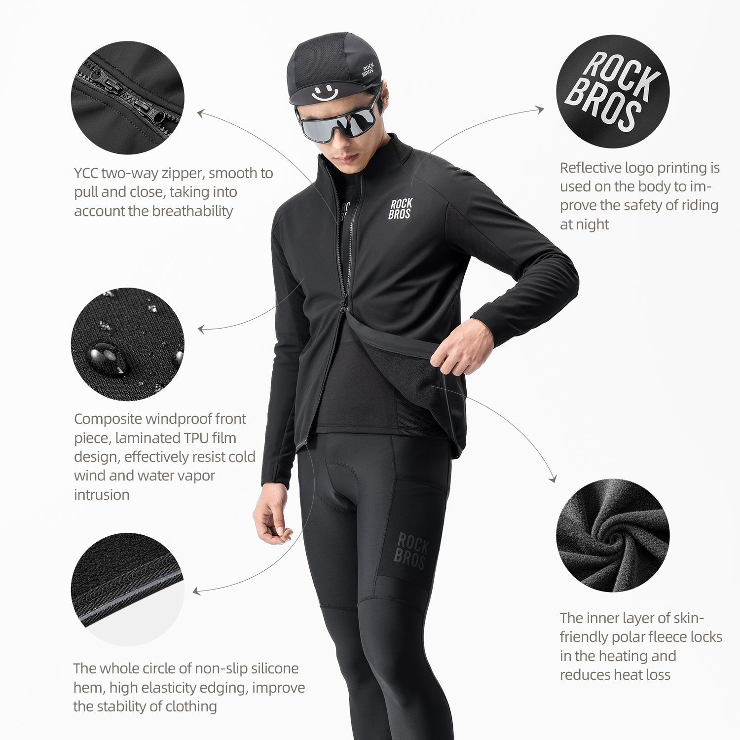 ROCKBROS Autumn Winter Cycling - Winter Clothing Storage review and price