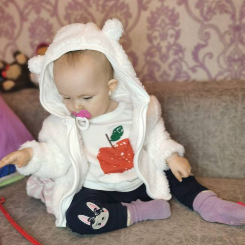 Children Flannel Jacket Autumn - Winter Clothing 1 Year Old review and price